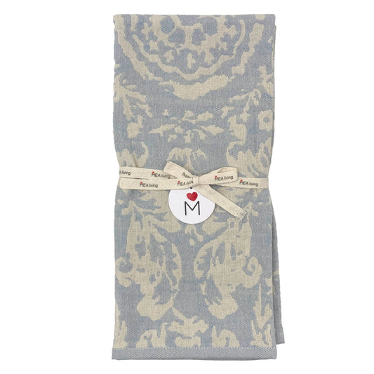 2er Set, Geschirrtuch blau