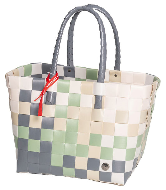 5010-95 Witzgall Einkaufskorb ICE BAG Shopper mehrfarbig (beige-grün-grau)