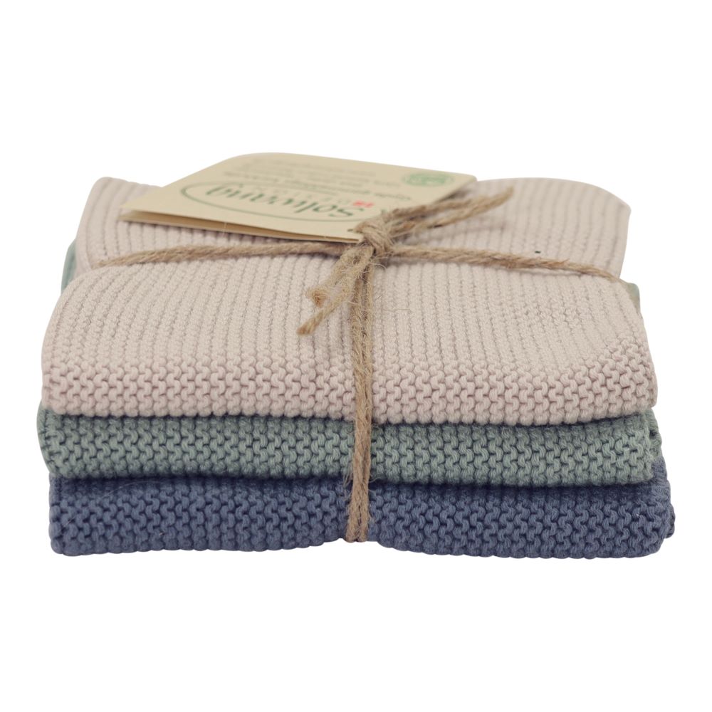 Solwang Wischtuch 3er Set  25x25 cm