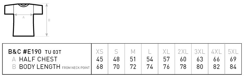 B&C T-Shirt Unterziehshirt (5er Pack)