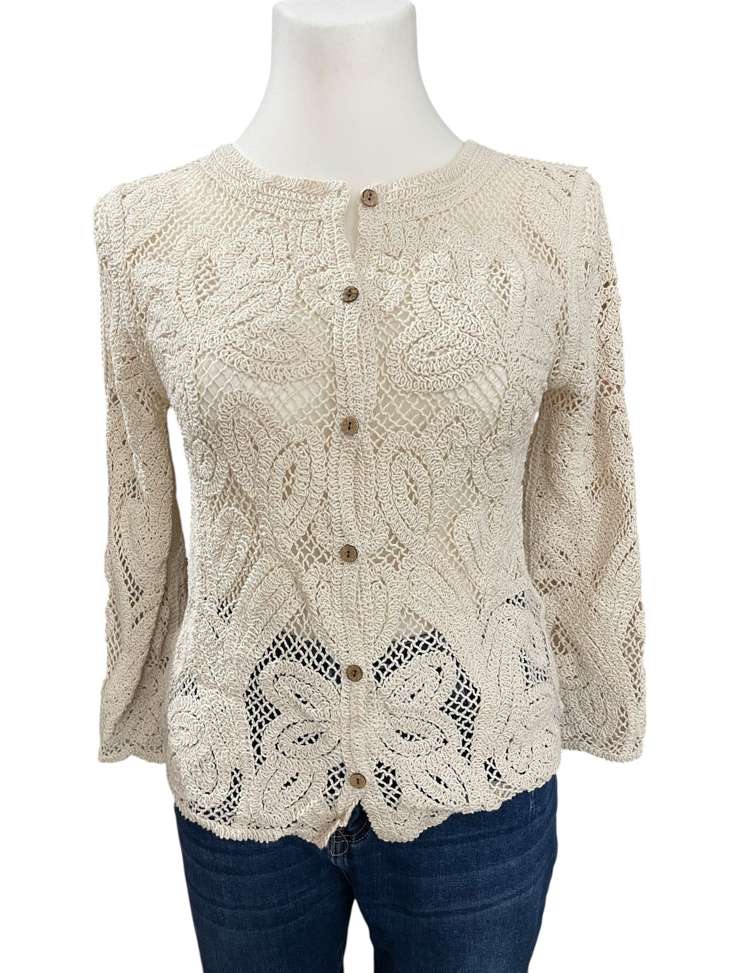 976 süßer Häkel Cardigan