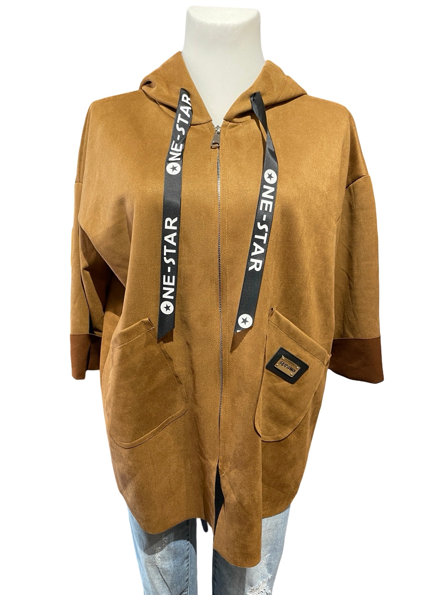 FaS578 Jacke Velouroptik