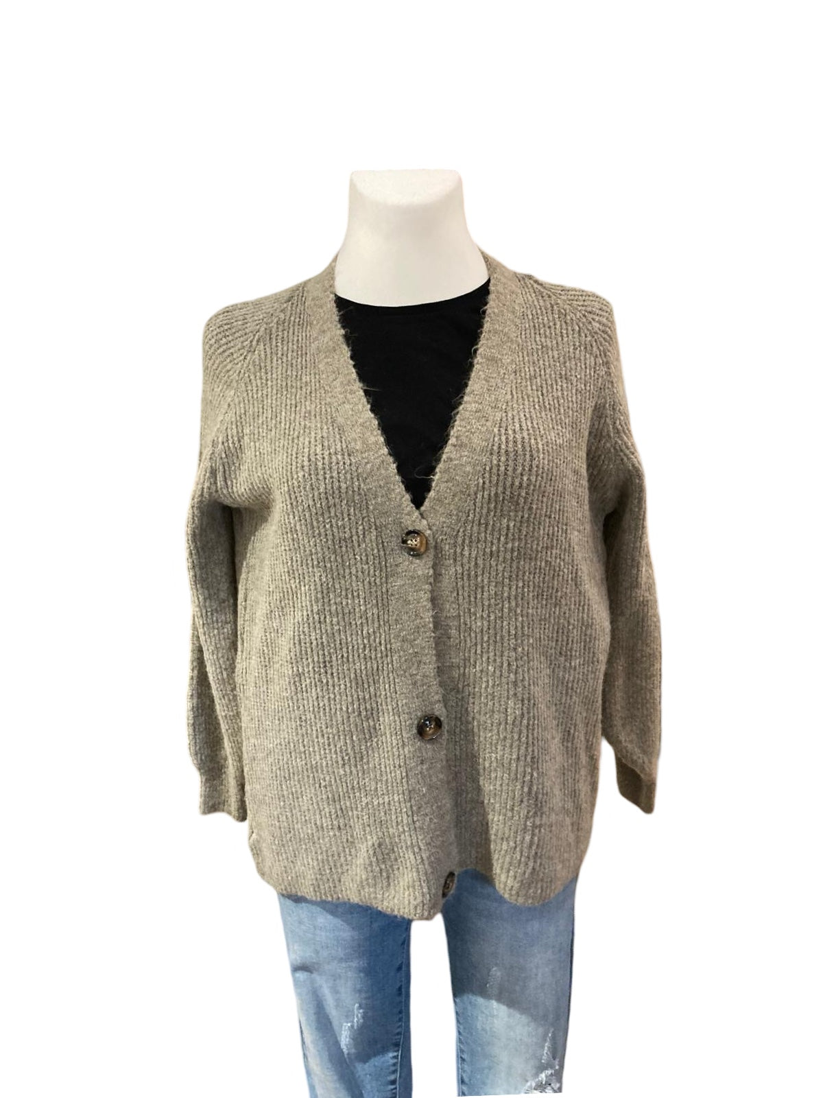 FaS621 Cardigan mit Knöpfen