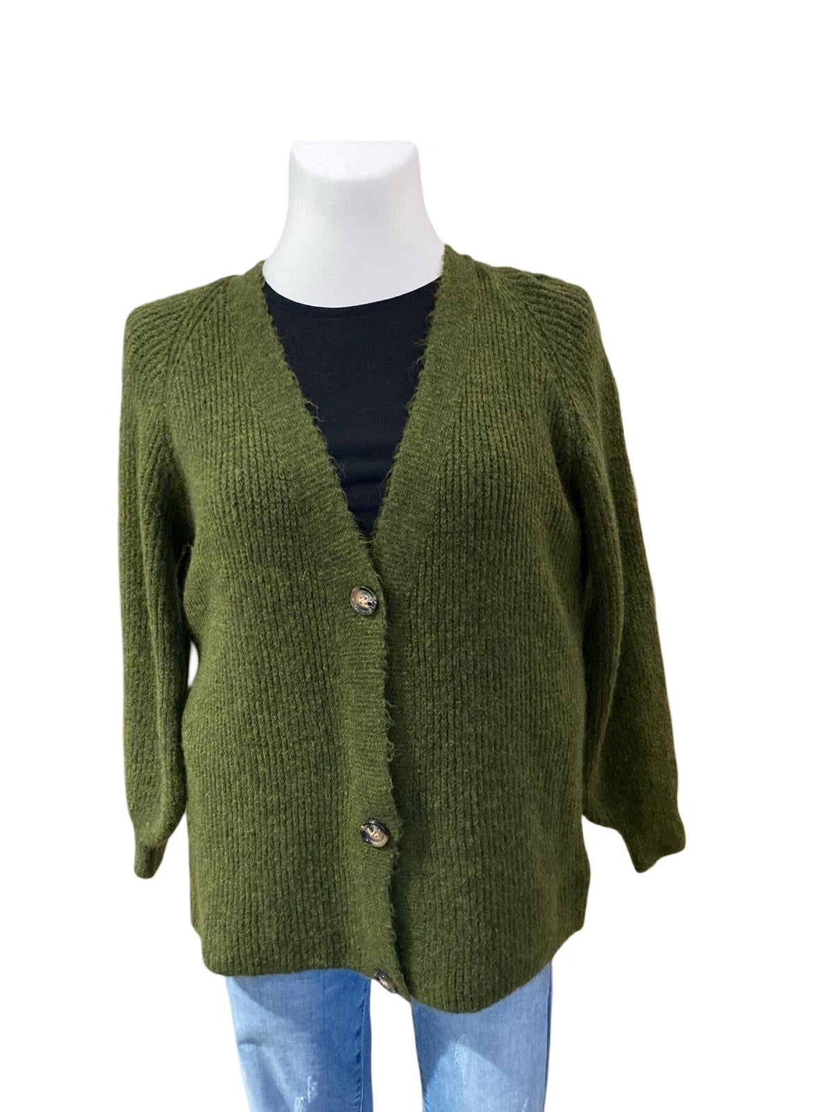 FaS621 Cardigan mit Knöpfen