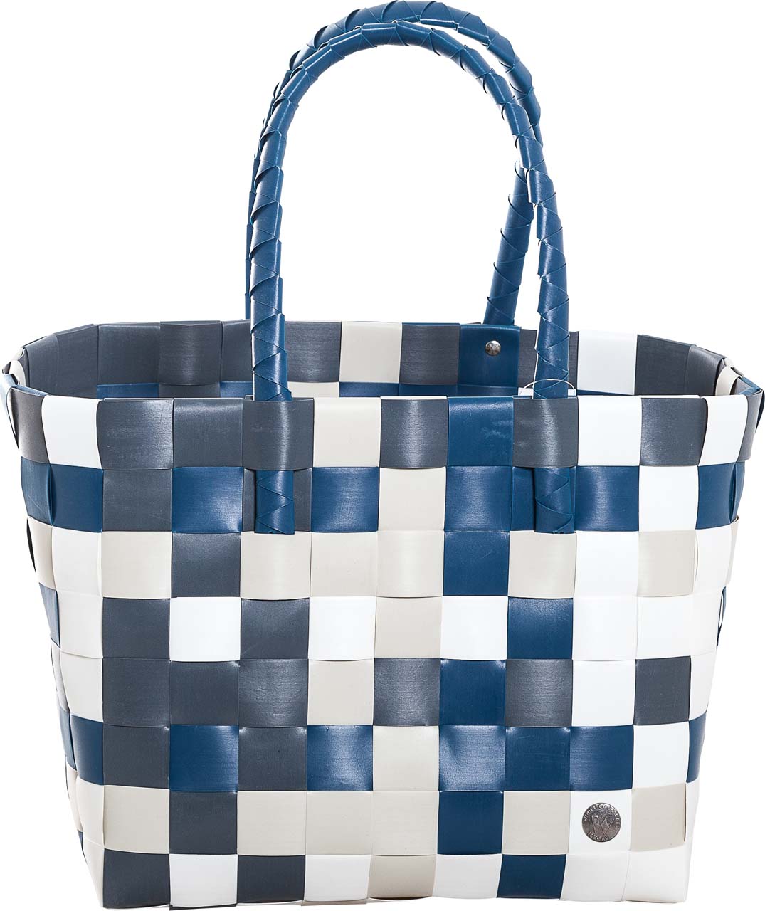 5010-65 Witzgall Einkaufskorb ICE BAG Shopper mehrfarbig (blau-creme-weiß)