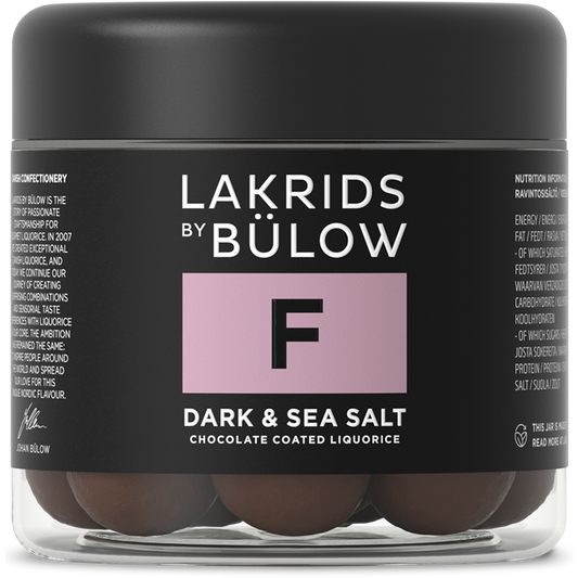 FaS705 Lakrids by Bülow DARK & SEA SALT Small F