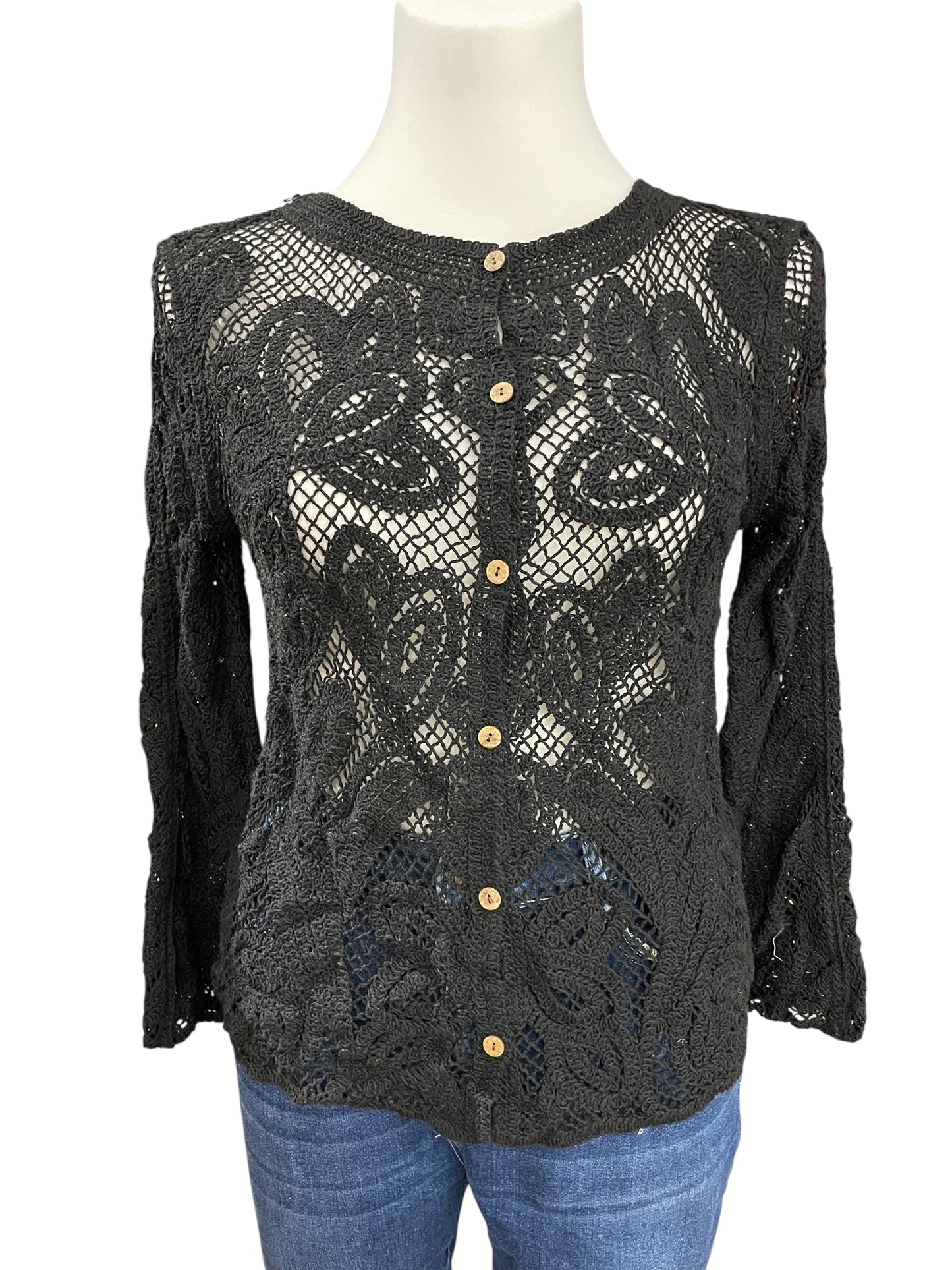 976 süßer Häkel Cardigan