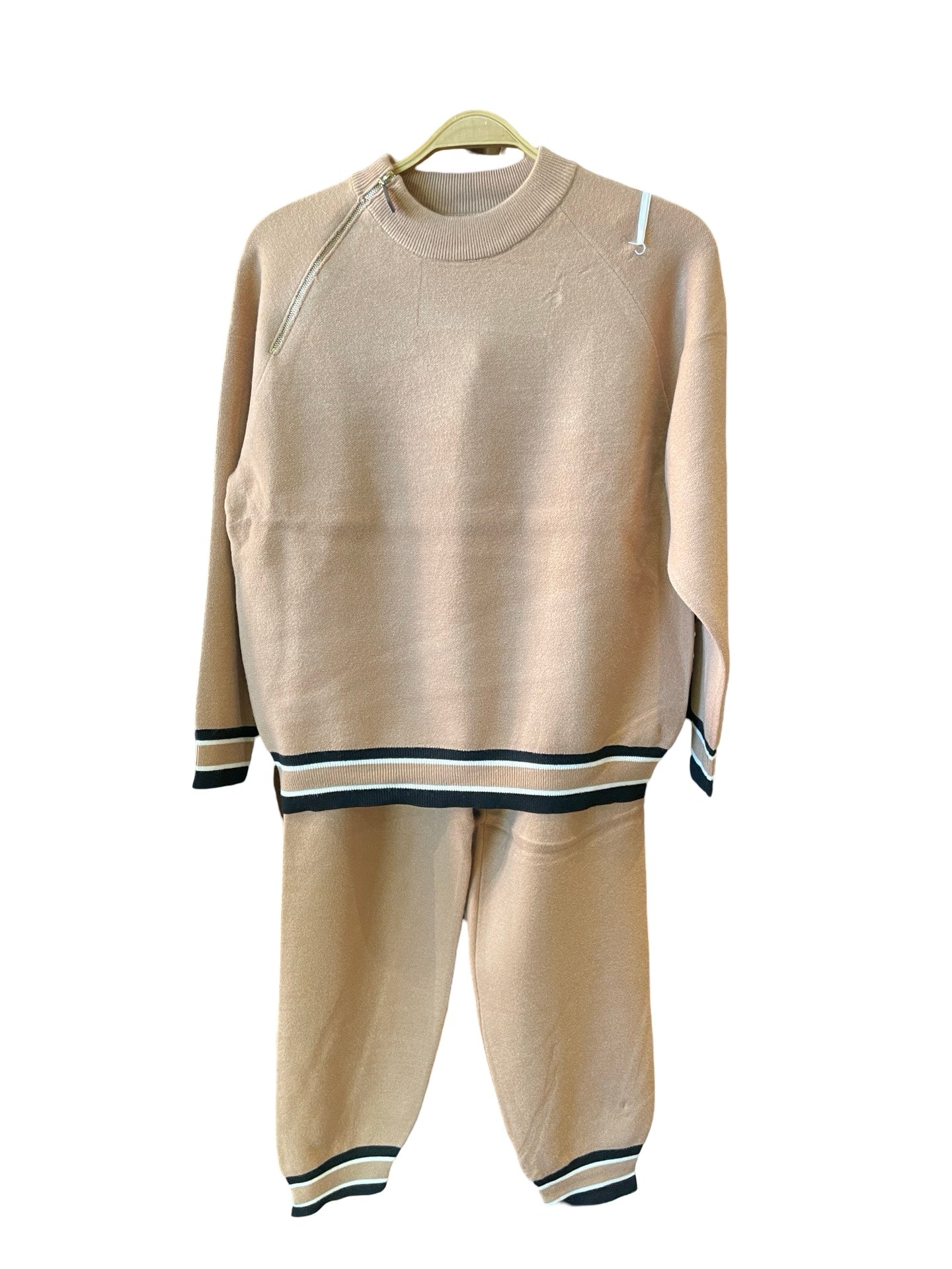 FaS628 Strickpullover und Hose 2-teilig