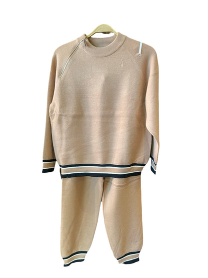 FaS628 Strickpullover und Hose 2-teilig