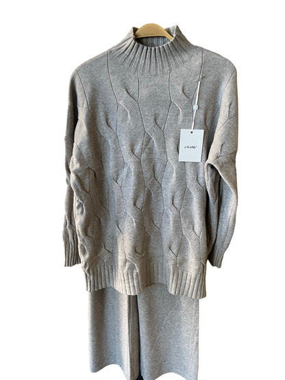 FaS719 2-Teiler Strickpullover und Hose